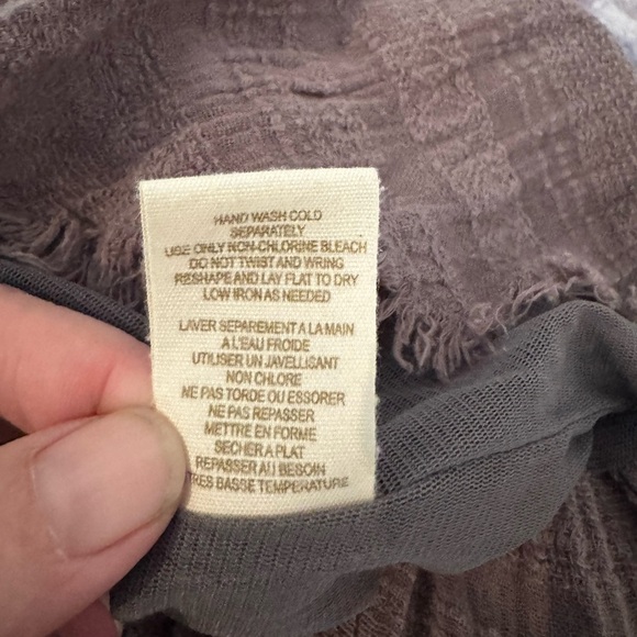 Free People Fairy Dress Asymmetrical Boho Purple Patchwork Hippie Y2K 90 Sz MED - Picture 10 of 12